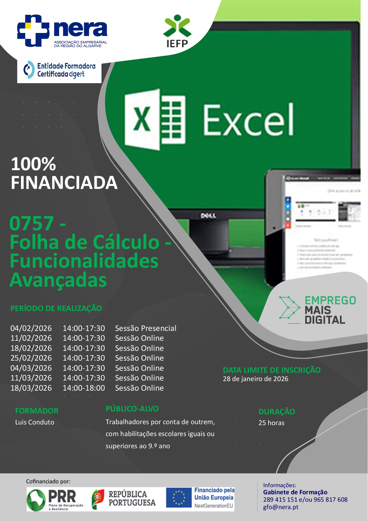 Folha de Cálculo - Funcionalidades Avançadas